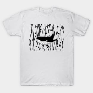 Whale - Black T-Shirt